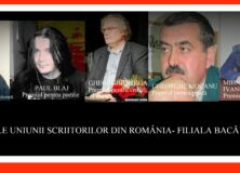 PREMIILE FILIALEI BACĂU A UNIUNII SCRIITORILOR DIN ROMÂNIA – Premiile Naționale „ GEORGE BACOVIA” 20212021